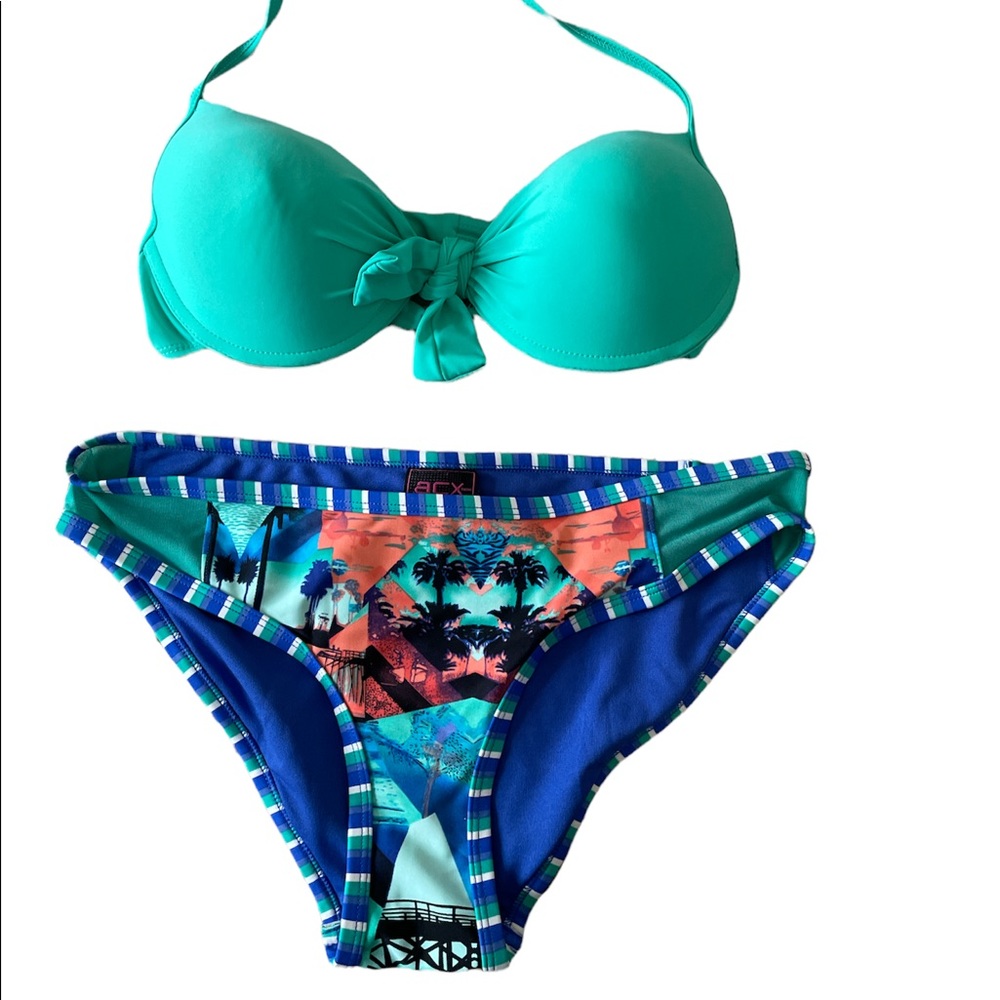 👙 Cute and sporty Mix and match bikini bottom L top XL